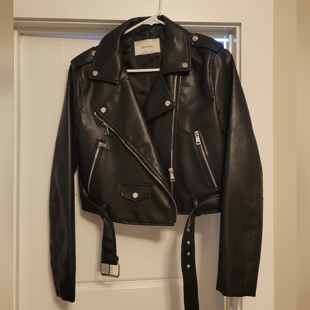 Stradivarius Leather Jacket